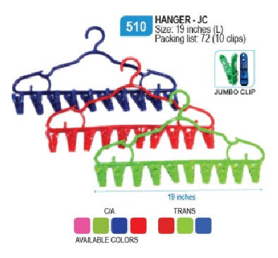 510 Hanger - JC (10 Clips)