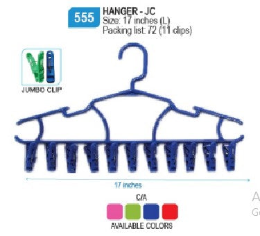 555 Hanger-JC (11 Clips)
