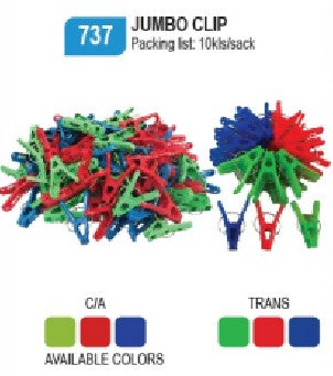 737-A Jumbo Clip (10kls/1Sack)