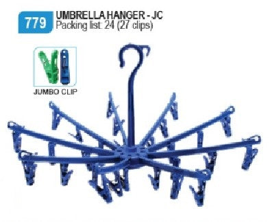 779 Umbrella Hanger-JC (27 Clips)