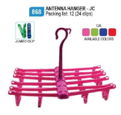 868 Antenna Hanger-JC (24 Clips)