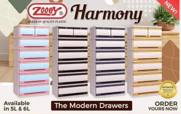 #2022-H (6L) / #2022-H (5L) Harmony Drawers