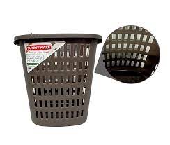 #2206-Brown / #2206-Cream Laundry Basket-Deluxe