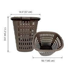 #2206-Brown / #2206-Cream Laundry Basket-Deluxe