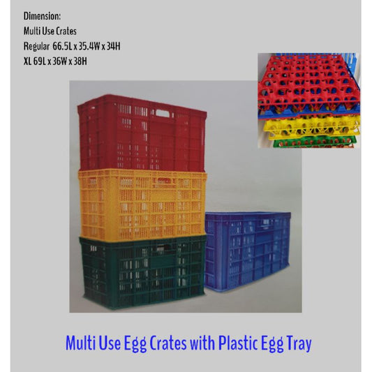 #I-005 Egg Tray Crate Deluxe