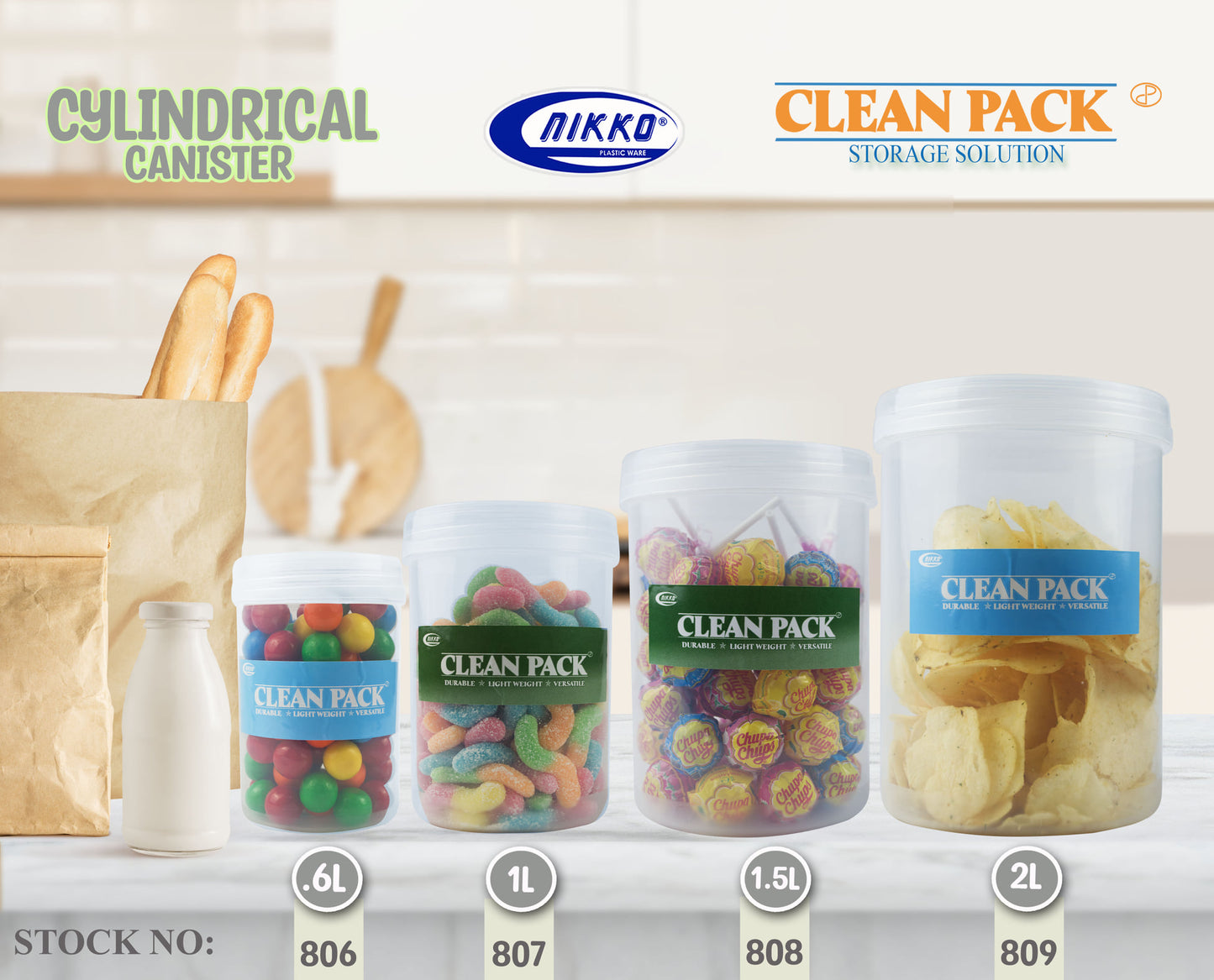 806/807/808/809 Cylindrical Canister
