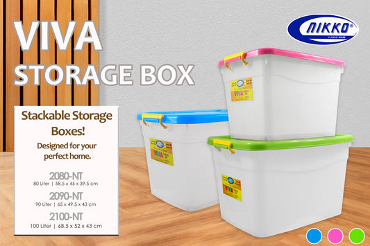 2080-NT/2090-NT/2100-NT Viva Storage Box Nat Trans