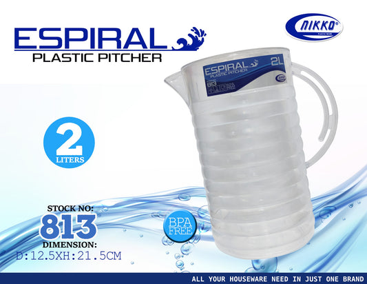 813 Espiral Plastic Pitcher