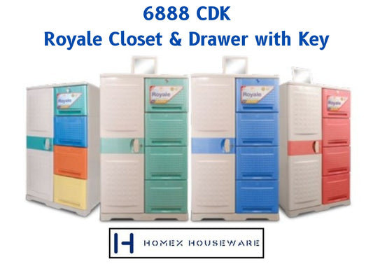 Royale 6888 CDK Closet & Drawer with Key