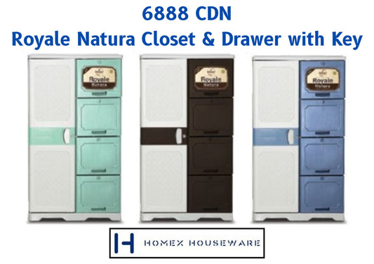 Royale Natura 6888 CDN | Closet & Drawer with Key