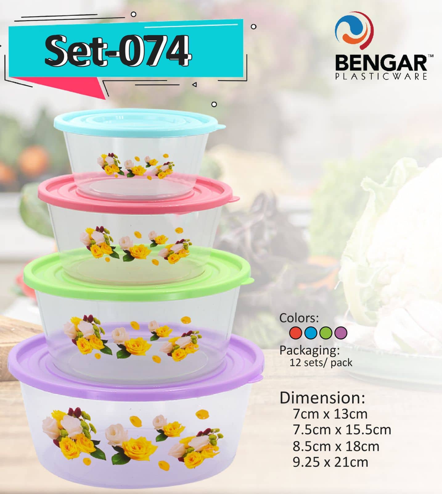 Set-074 4 in 1 Food Keeper