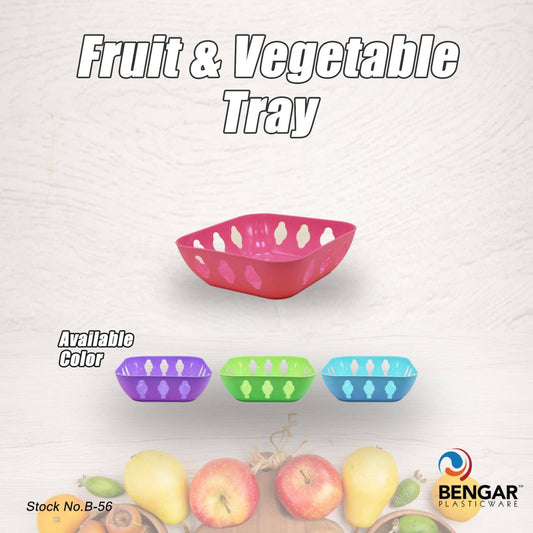 B-56 Square Fruit & Vegetable Tray Small