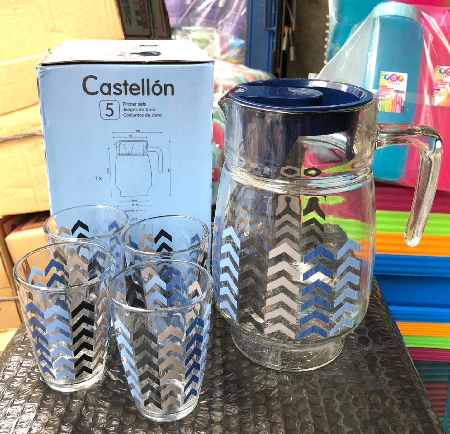 CASTELLON 5-Piece Water Set