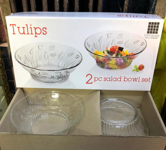 TULIPS 2-Piece 7" Salad Bowl