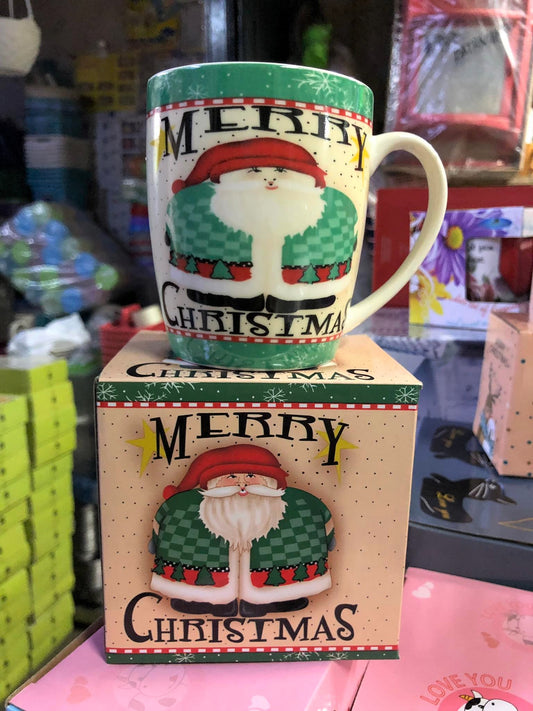 (SANTA CLAUS) 1-Piece Coffee Mug with Box Christmas Coffee Mug