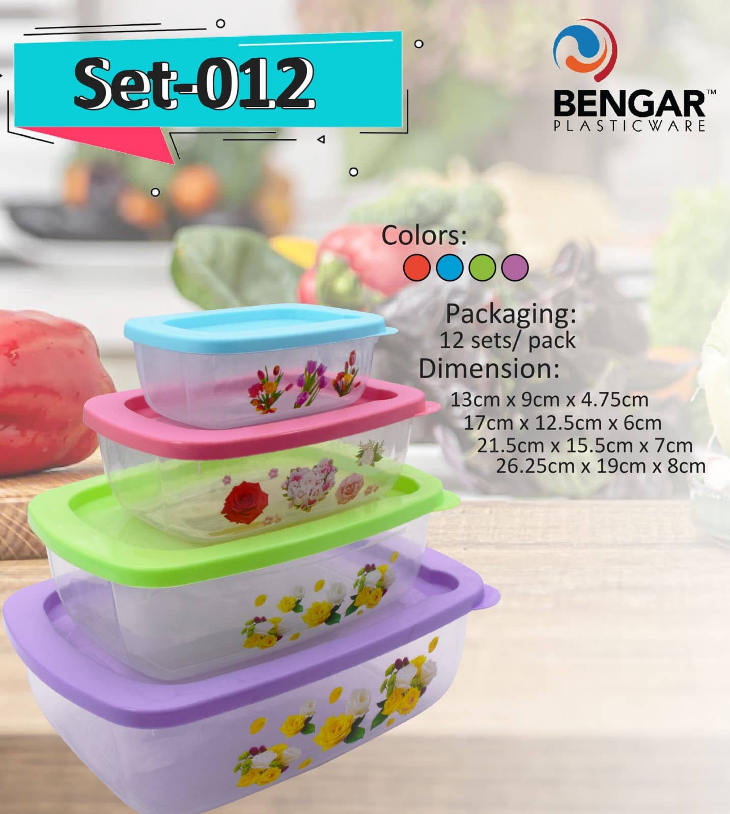 Set-012 4 in 1 Food Keeper