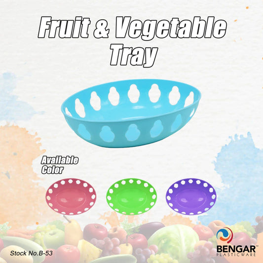 B-53 Oval Fruit & Vegetable Tray Large