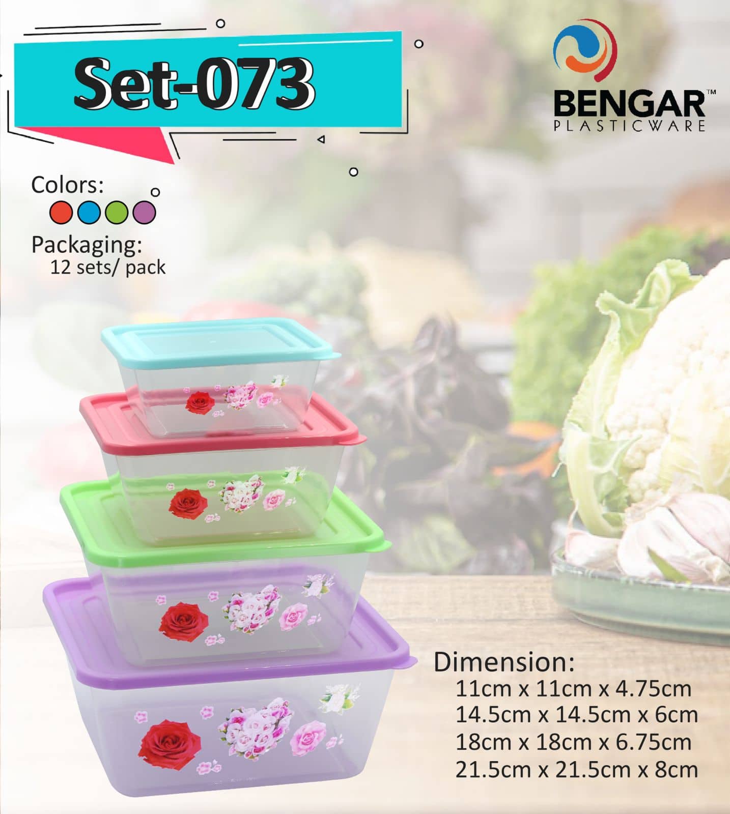 Set-073 4 in 1 Food Keeper