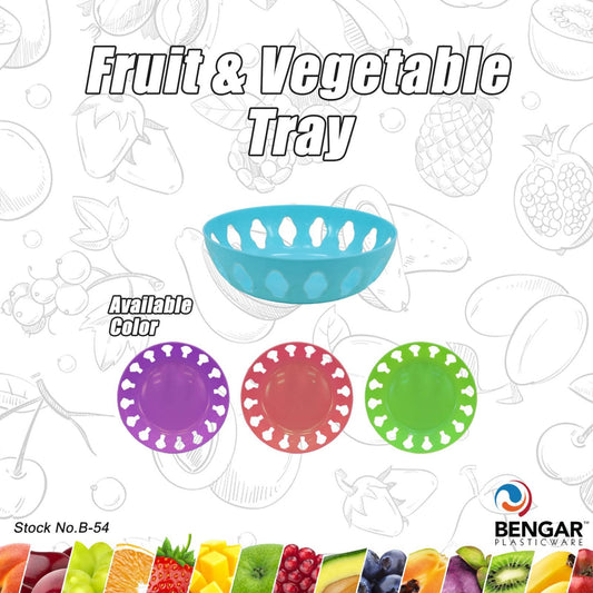 B-54 Round Fruit & Vegetable Tray Small