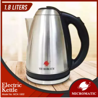 MCK-1800 1.8L Electric Cordless Kettle Stainless