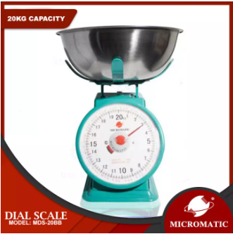 MDS-20BB Dial Scale Aluminum Bowl 20kg