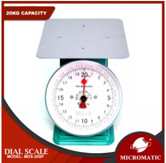 MDS-20SP Dial Scale Stainless Plate 20kg