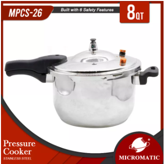 MPCS-26 8Qts. Stainless Pressure Cooker