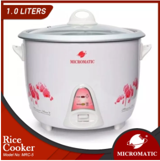 MRC-5 Rice Cooker White Body with Design 1.0L 5 Cups
