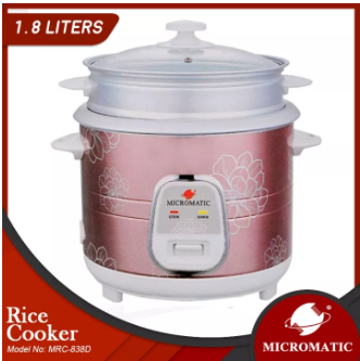 MRC-838D Rice Cooker with Steamer 1.8L 10 Cups