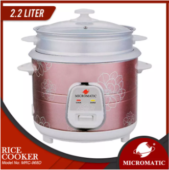 MRC-968D Rice Cooker with Steamer 2.2L 15 Cups