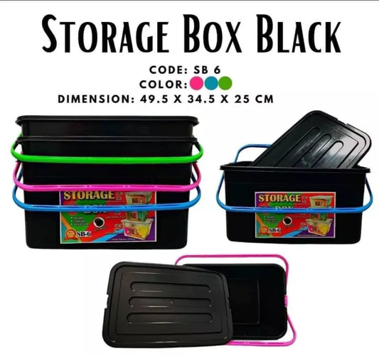 SB-6 BLK Magicland Storage Box Black 32L