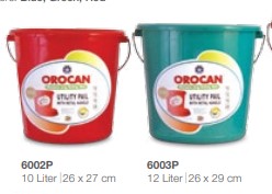 Orocan Utility Pail with Metal Handle