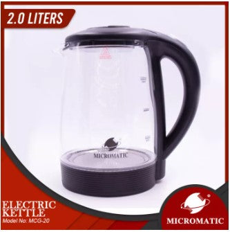 MCG-20 2.0L Electric Cordless Kettle Glass