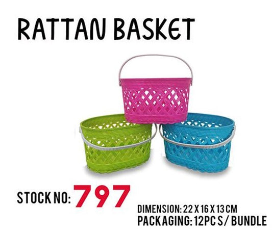 797 Rattan Basket