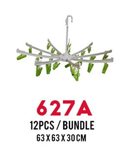 627A Anti-Wind Hanger with 27 Jumbo Clips