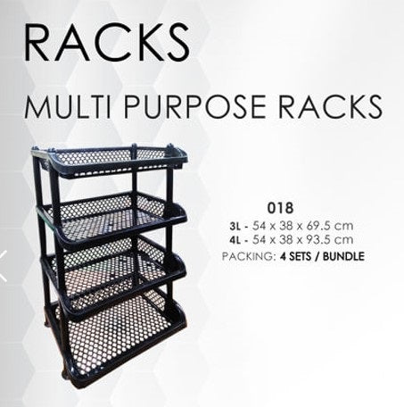 018 Multi-Purpose Rack 3 Layer/ 4 Layer