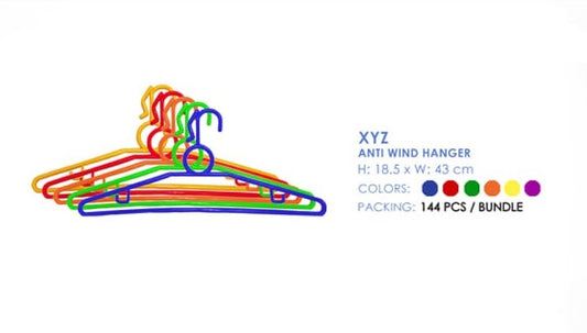 XYZ Anti-Wind Hanger Rainbow Color