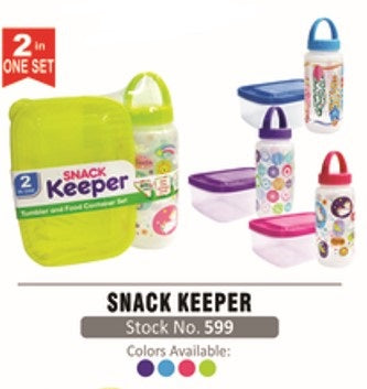 599 Star Home Lunch Kit Snack Keeper Lunch Box with Tumbler