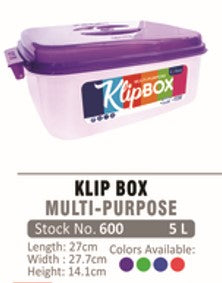 600 Star Home Klip Box Multi-Purpose Box 5 Liters