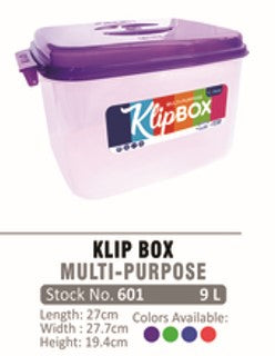 601 Star Home Klip Box Multi-Purpose Box 9 Liters