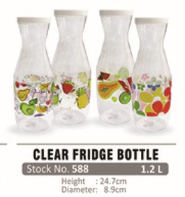 588 Star Home Clear Fridge Bottle 1.2 Liters