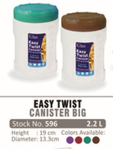596 Star Home Canister Big Easy Twist 2.2 Liters