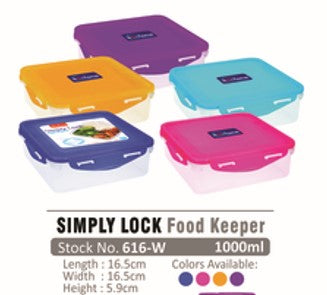 616 Star Home Simply Lock Food Keeper 1000ml