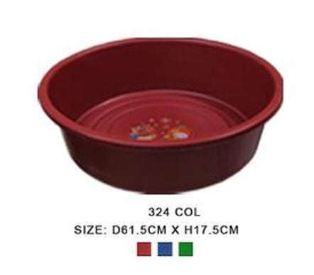 324 Basin with Sticker Colored 61.5cm