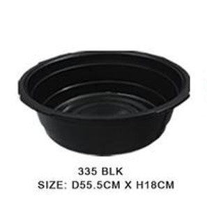 335 Basin Black with Sticker 55.5cm