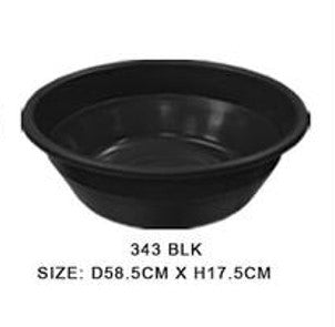 343 Basin Black 58.5cm