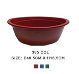 385 Basin Oval Colored 49.5 x 34cm