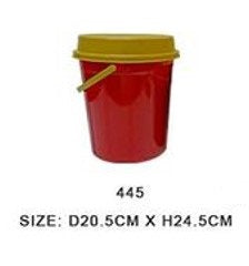 445 1 1/2 Gallon Pail with Cover Colored