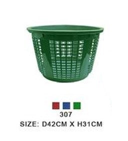 307 Laundry Basket Round Colored