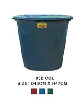 950 COL 50 Liters Utility Container Colored